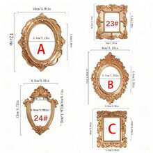 Mini European Style Photo Frame Fridge Magnets - 24 - View 6