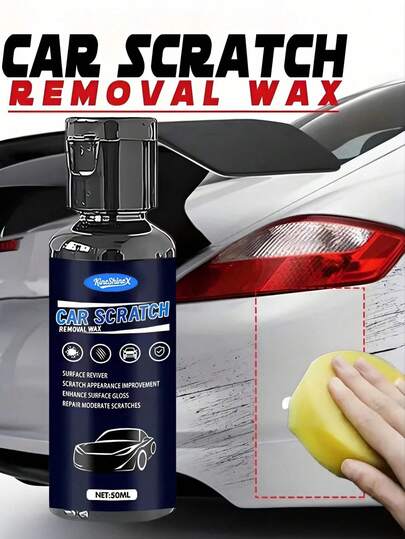 Kineshinex Upgraded Car Scratch And Swirl Remover Paste - Suitable For Light To Medium Paint Surface Curl/Scratch Repair, Can Be Applied With Sponge, Long-Lasting Gloss For All Car Paint Colors. Instantly Restores Gloss And Protects Vehicle Surface For Paint Curl And Scratches. Easy To Apply With Sponge, Enhances Lasting Brightness - Suitable For Dull Areas, Marks And Light/Medium Scratches, Applicable For All Car Paint Colors.
