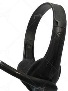 YuShuo Wired Computer Headset, Head-Mounted, Illuminated, Gaming, Desktop, Universal Headset, 3.5mm - Red - View 3