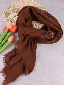 沙丘末日风格连帽披肩围巾中世纪萨满斗篷斗篷维京沙漠男女装 - 棕色ZSJ-095Z SP-046 - 查看 5