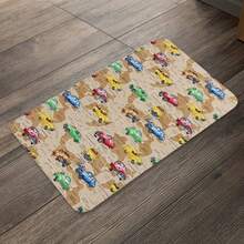 1pc Kitchen Rug/Mat With Printed Pattern, Suitable For Hallway, Bedroom, Entryway Bathrooom Decor - C - View 3