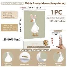 1pc Paintings Canvas Wall Art - Spring Art, Easter Decor, Bohemian Easter Art, Floral Art, Neutral Color Wall Decor, Floral Art - Baby Goods – Framed Nursery Wall Art Perfect Fit For Playroom Decor Nursery Decor, Childcare Room Decor, Preschool Decor, Boy's Room Decor Girl's Bedroom Decor Kids' Room Decor Easter Wall Decor, Nursery Spring Decor, Easter Children's Room Posters, Spring Decor Posters - Multicolor - View 29