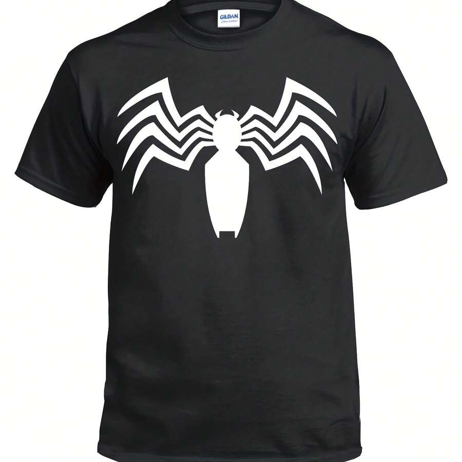 SPIDER T-Shirt  Games  Deadpool Gym Top Xmas Gift Print - Đen 6 - Xem 1