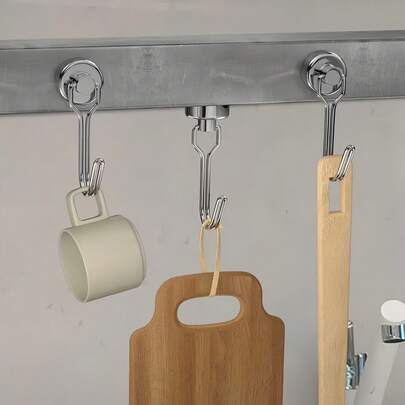 10個/5個 マグネットフック、強力磁石フック、ドリルなし、浴室、キッチン、タオル、オフィス、冷蔵庫、金属家具に適しています