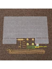 1 Bộ phụ kiện đan lưới nhựa, vật liệu hỗ trợ tự làm đồ đan, dùng để làm vỏ túi xách, đồ thủ công mỹ nghệ, bộ dụng cụ làm túi xách thủ công tại nhà, quà tặng. - Nhiều màu - Xem 13