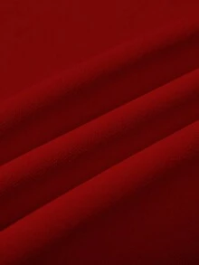 Men's Red Crew Neck Sweatshirt And Sweatpants Set With Disney Mickey Mouse Pattern And EST. 2015 Letter Print. A Comfortable Two-Piece Set Of Men's Hoodie And Sweatpants, Perfect As A Gift For Men. - Đỏ - Xem 5