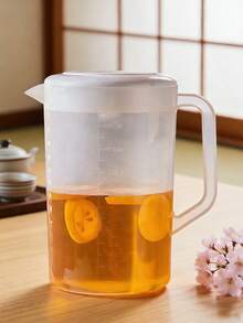 1个大容量耐热水壶，带盖和刻度。非常适合储存果汁、牛奶和其他饮料。这款水壶适合居家使用、户外活动和日常使用，而且外观时尚。 - 彩色 - 查看 13