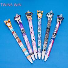 6pcs Creative New Puppy Shaped Neutral Pens, Blue Ink Suitable For Journaling, Note-Taking, Office And School - Puppy - View 3