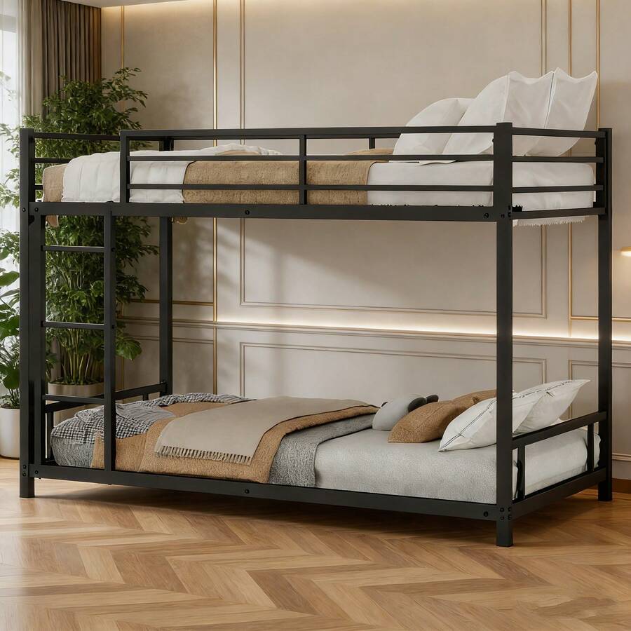 Kids Bed Frames, Headboards & Footboards - Black + Iron + Bedroom - View 1