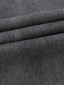 Y2K Style High Waist Light Blue Denim Jeans, Cropped Length, Slim Fit Skinny Pants, Flattering Silhouette, Suitable For Spring/Summer, Holidays, Festivals, Casual Denim Outfits, Jeans, Trousers, Outings, Women's Denim Jeans, Women's Denim Outfits, Women's Denim Pants, Curve-Hugging - 灰色 - 查看 10