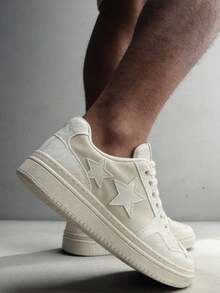 Men's New Breathable Casual Slip-On Sneakers, Versatile Sports Leisure Shoes - Beige - View 3