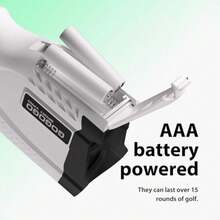 Gogogo Sport Vpro GS24 Golf and Hunting Laser Rangefinder 7X Magnification 1200 Yard Distance Measuring Range Finder with High-Precision Flag Pole Locking Vibration Function Slope Mode Continuous Scan - Blanco - Ver 6