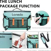 Deep Freeze Cooling Bag With Soft Edges, 34-Can Foldable Insulated Cooler, Large Leak-Proof Camping And Travel Cooler, Suitable For Kayaking And Beach Use. - 淺綠色 - 查看 4