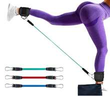 11pcs Multifunctional Fitness Resistance Bands Set, Home Strength Training Elastic Bands Chest Expander Auxiliary Resistance Rope Workout Equipment, Gym - Multicolor - View 5