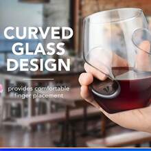 High Borosilicate Glass Whiskey Tumbler, Cocktail KTV Bar Creative Transparent Heat-Resistant Thumbprint Wine Glass - Multicolor - View 6