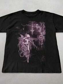 Tv Girl Cat Shirt, Who Really Cares Album Tee, Cute Indie Band Tee, Gifts For Her, Cat Tshirt, Cat L - 黑色 5 - 查看 12