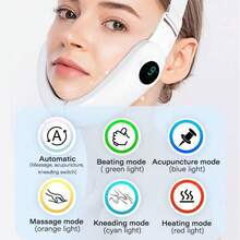 Electric V-Shaped Facial Lifting Massage V Electric V Tool Microcurrent Face Shaping Instrument Vibration Massager 400mAh - Multicolor - View 3