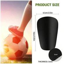 1pc Adult Extra Small Soccer Shin Guards, Ultra-Lightweight & Comfortable, Suitable For All, Protective Gear, Great Gift, Material: PU - Multicolor - View 3