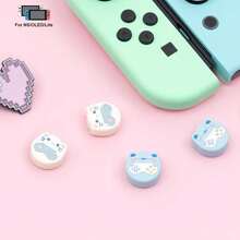 Cute Silicone Joycon Thumb Grip Caps For Switch/OLED/Switch Lite , Joystick Cover Compatible With Switch/OLED/Switch Lite,4PCS - Multicolor - View 9