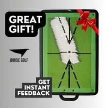 Birdie Mat Pro Premium Swing Training Mat for Analyzing Swing Path and Ball Impact - Rosa - Ver 3