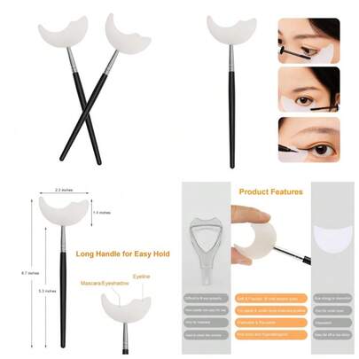 Reusable Lash Shields For Under Eye Protection Mascara Application Guard Makeup Tools 2 Pack