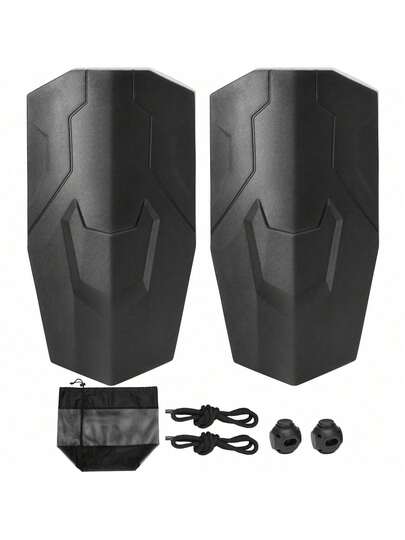 Boat Fenders, 8.6" X 16" Boat Bumpers For Docking, Marine EVA Boat Dock  Bumper With Ropes, Cord Locks And Storage Bag, No Inflation Required, For Class A/Class 1/Part Class 2, Black