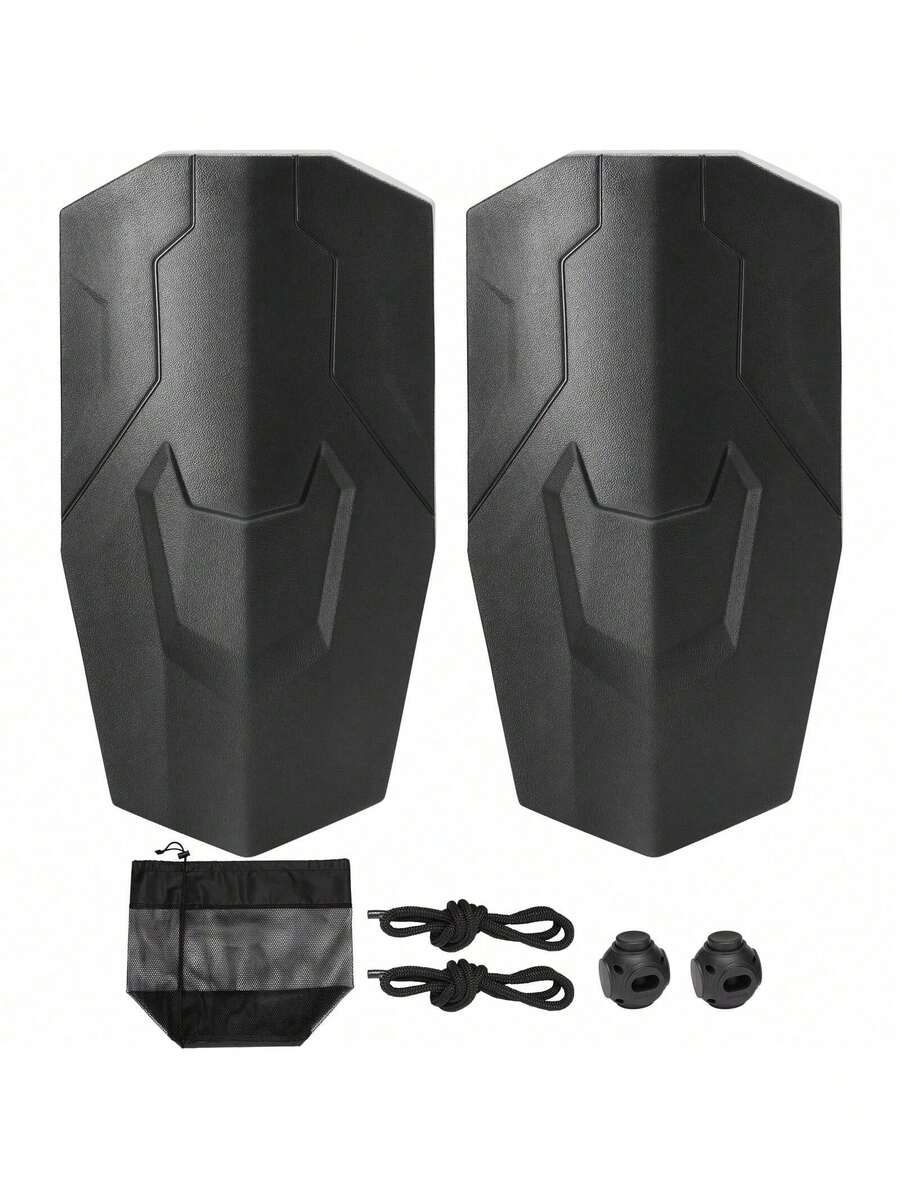 Boat Fenders, 8.6" X 16" Boat Bumpers For Docking, Marine EVA Boat Dock  Bumper With Ropes, Cord Locks And Storage Bag, No Inflation Required, For Class A/Class 1/Part Class 2, Black - Black - View 1