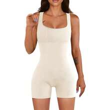 Zero Transparency High-Elastic Threaded One-Piece Yoga Clothes Seamless Back Yoga Clothes Fit Vest - Beige - View 14