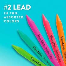 Paper Mate Handwriting Triangular Mechanical Pencil Set With Lead &Amp; Eraser Refills, 1.3mm, 8 Count - Back To School, Teacher Supplies, Home, Kids Writing, Fun Barrel Colors - ColorA - 查看 5