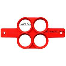 This Silicone Pancake Mold Can Be Used To Make Fried Eggs, Pancakes, Chocolates, And Various Shaped Foods Such As Heart, Square, Plum Blossom, And Round. Heat-Resistant, Easy To Clean, . - Multicolor - View 13