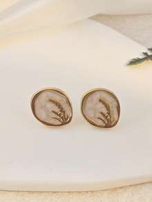 Fashion New Stainless Steel Heart-Shaped Cross Flower Multi-Color Stud Earrings Colorful Tulip Love Heart Stud Earrings Sweet Cute Light Luxury Simple Niche Design Elegant Fashion Earring Stud For Women Summer Beach Vacation Bikini Accessories Attractive Clothes, Wedding Dresses Accessories - Versatile JewelryPerfect For Wearing While Swimming, Bathing, Exercising ,Great For Valentines Day, Birthday, Mother Day, And Vacation Surprises. - Multicolor - View 16