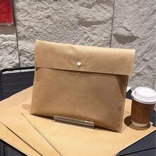 10件套，5个大号和5个小号无纺布纽扣封口收纳袋，防尘文件及杂物礼品整理袋，不含贴纸 - 套裝 - 查看 4