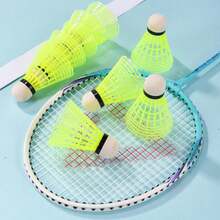 ZIYIZE 12 Pack Nylon Badminton Shuttlecocks Badminton Birdie Balls With Great Stability And Durability,Shuttlecock Indoor Outdoor Sports Hight Speed Training - trắng - Xem 4