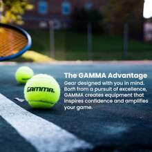 GAMMA Sports Pressureless Tennis Balls Box - Ideal for Practice Teaching and Training with High-Visbility Felt - Indoor and Outdoor Court Play - 48 and 75 Pack Sizes - Caja de 18 - Ver 7