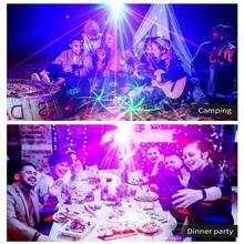 DJ Disco Ball Lights, Party Lights, Remote Control Pattern Projector, LED Sound Activation, RGB Strobe Projection Lights, Christmas, Halloween, Holiday Parties, Karaoke Bar, Birthday, Wedding, Club Atmosphere Lights - USB Plug-in Model - View 7