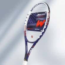 Tennis Rackets for Adults 27 Inch Tennis Racquets Set Included Tennis Racket Tennis Balls Overgrips Vibration Dampers Tennis Bag - 2 piezas rojo azul oscuro - Ver 7