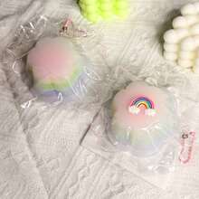 新款可爱渐变慢回弹软萌玩具，樱花造型，舒缓压力，放松身心，调节情绪，生日、节日送礼佳品 - 彩色 - 查看 5