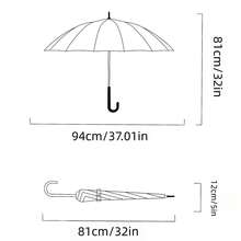 彩色雨伞，高品质透明激光伞，遮阳防雨两用，长柄直伞，防紫外线，母亲节礼物，卧室装饰，花园装饰，厨房装饰，夏季，海滩，旅行必备，房间装饰，软萌可爱，毕业季礼物，户外用品，花园用品，旅行必备，便携必备 - 炫彩雨傘 - 查看 2