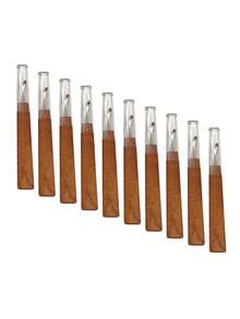 [1/2/10 Pcs] Large Brown Handle Seam Ripper With Transparent Protective Cover, Suitable For Sewing Beginners And Handicraft Lovers, Used For Clothing Alteration, Cross-Stitch Disassembly, And Large-Area Fabric Modification - Large Brown Suture Remover - View 10