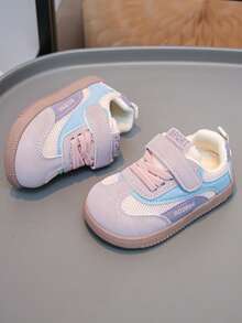 1双儿童运动鞋，新款春秋季男女童休闲鞋，防滑软底幼儿鞋 - 紫色 - 查看 3