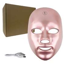 LED Light Therapy Mask, 7-Color LED Mask Light Therapy, Facial Light Therapy Device, Red Light Therapy, Suitable For All Skin Types, Facial Skin Care Tools, Red Light Mask - Multicolor - View 10