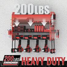 Garage Tool Storage Racks - Colour: Pink - View 3