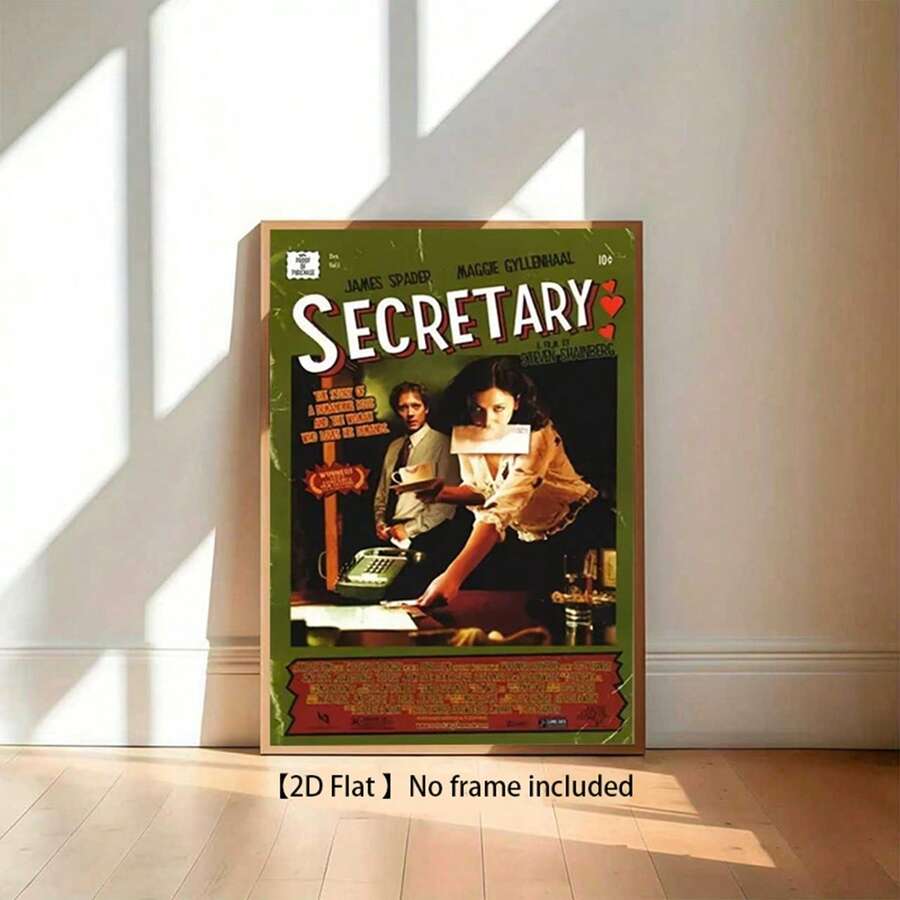 Frameless Canvas Print, Iconic Movie Art Poster Of Margaret Dunlop And Bryce Howard, Stretched Canvas, Office And Wall Decor, Perfect Gift For Film Fans, Drama And Romance Theme, 2D Flat, Perfect For Room Decor - 彩色 - 查看 1