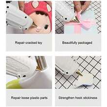 Fdit - Hot Melt Pistola de pegamento resistente ajustable temperatura de fusión pistola de pegamento 110 W tamaño completo Flexible disparador para Manualidades - / - Ver 7