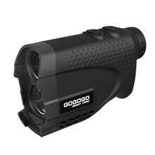 Gogogo Sport Vpro GS24 Golf and Hunting Laser Rangefinder 7X Magnification 1200 Yard Distance Measuring Range Finder with High-Precision Flag Pole Locking Vibration Function Slope Mode Continuous Scan - GS24Negro - Ver 1