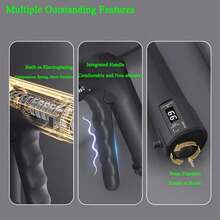 Apretador de mano ajustable con contador, fortalecedor de agarre de mano con resistencia de 5-60kg con contador mecánico y resorte de acero al carbono de 2.5mm, ejercitador de dedos y antebrazo de modo dual antideslizante, equipo portátil de entrenamiento de fuerza de mano para gimnasio en casa - Multicolor - Ver 5