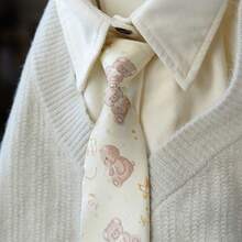 Corbata de clip con diseño de dibujos animados de moda, versátil para que los jóvenes combinen con camisas, unisex - Multicolor - Ver 2