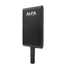 ALFA APA-M25-6E Tri-Band 2.4 GHz/5 GHz/6E alta ganancia direccional 10 dBi Interior RP-SMA Antena de panel - Rojo - Ver 1