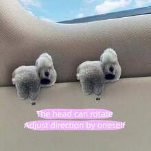 2 piezas Lindo peluche de koala para decoración interior del coche, espejo retrovisor, decoración de pantalla de control, clip para visera del sol, accesorios para el coche - Koala de 2 piezas - Ver 9