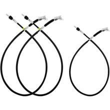 3 PCS Dual Brake Cable Kit Stainless Steel Core Cable Applicable to  Ydre/Drive Electric Golf Cart 2014-2020 OEM#JW9-F6341-10-00/JW9-F6341-11-00 JW9-F6351-10-00/JW9-F6351-11-00 - como en la foto - Ver 1